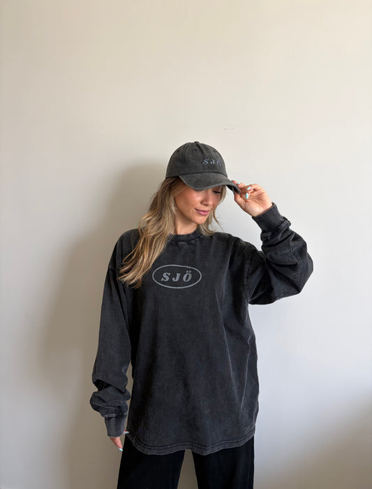 OFF DUTY LONG SLEEVE - WASHED BLACK