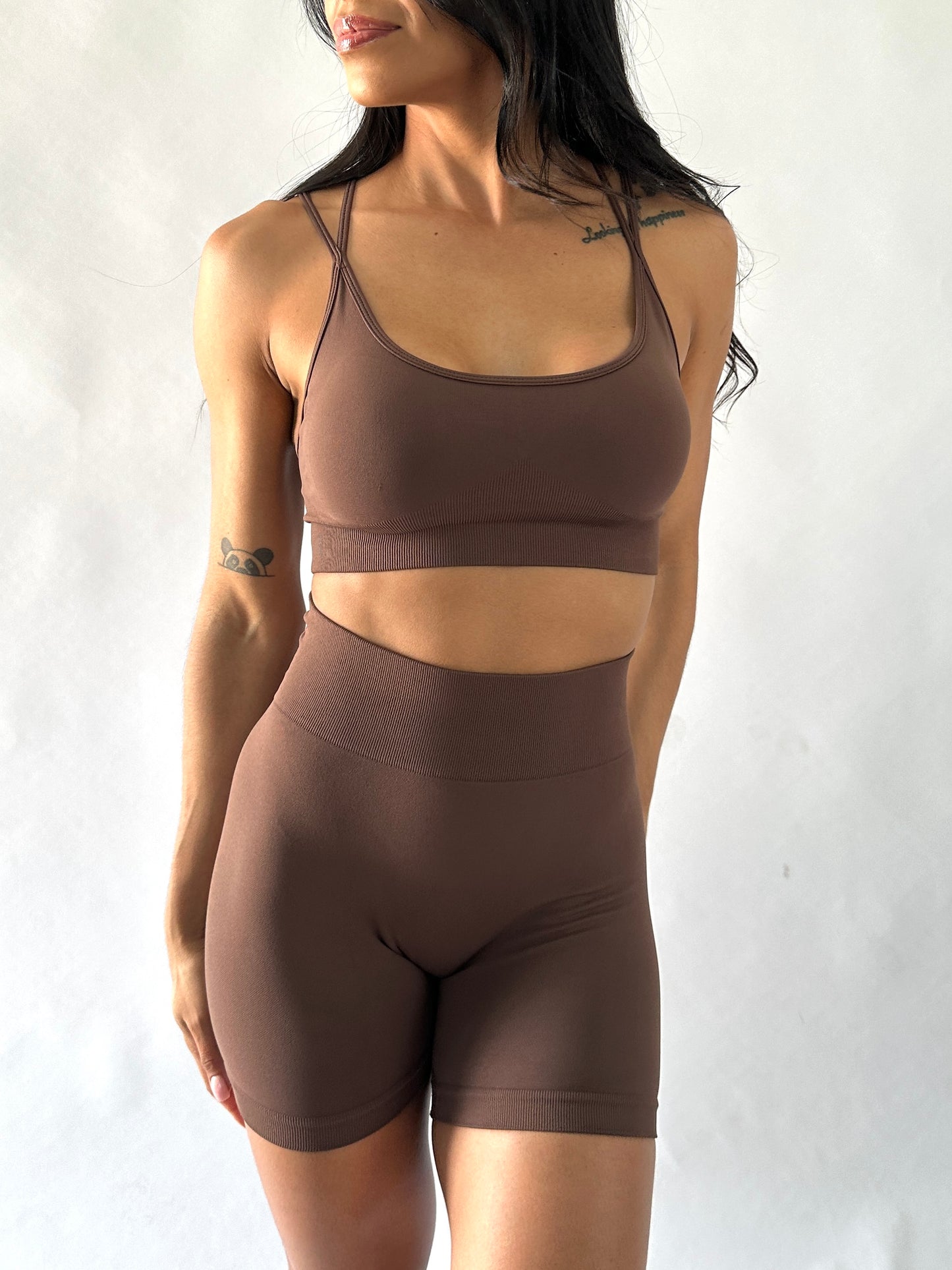 ASTRID CROP - BROWN
