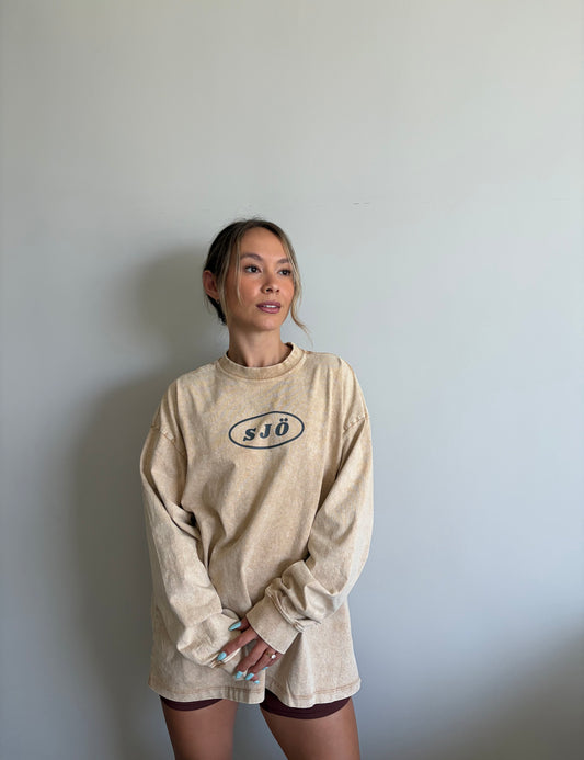 OFF DUTY LONG SLEEVE - SAND (PRE ORDER)