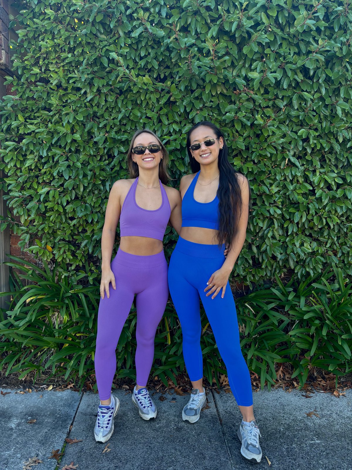 SEAMLESS SCRUNCH LEGGINGS - LILAC