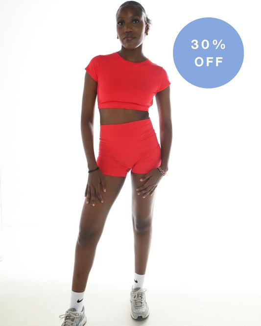 AURA SHORTS - CHILLI