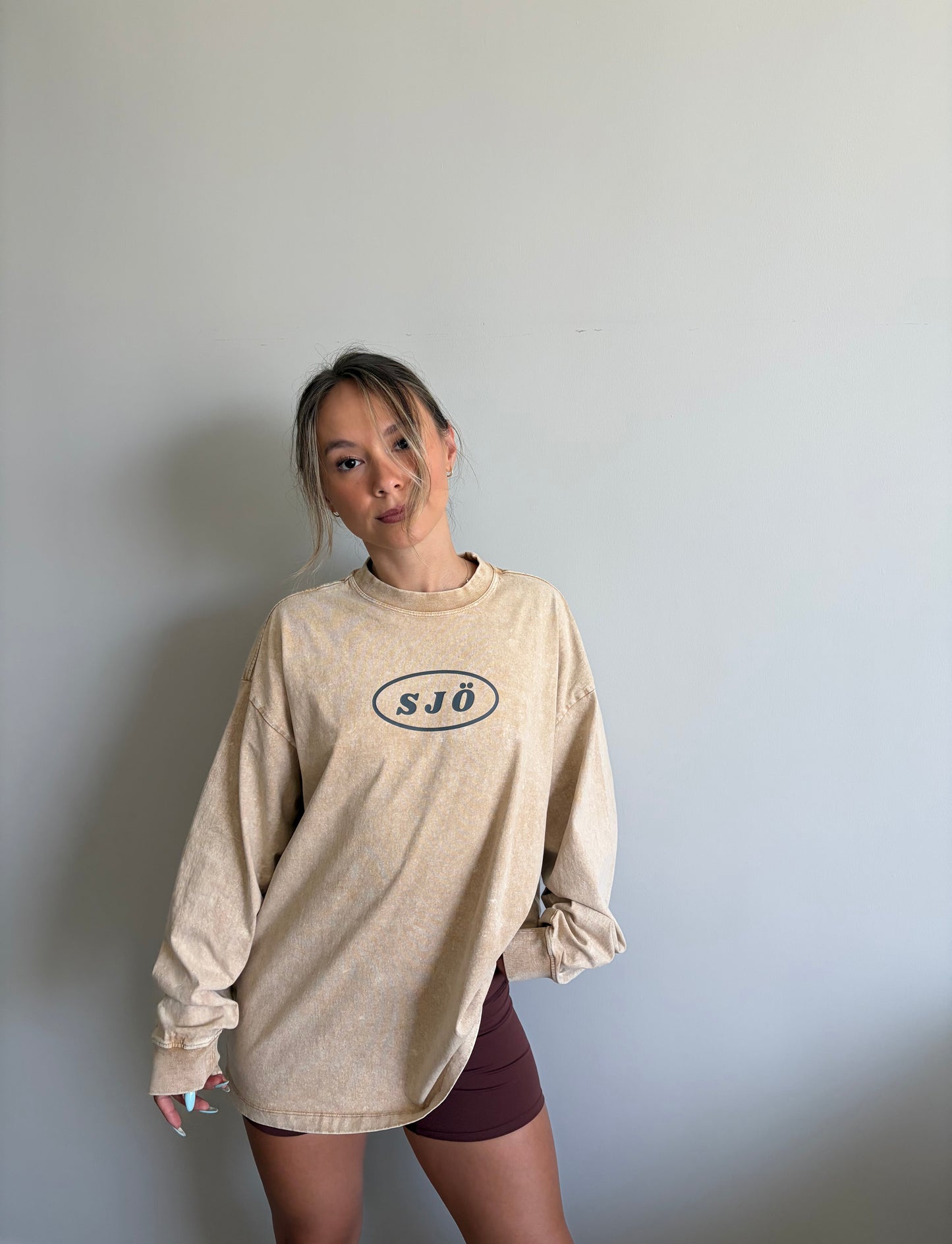 OFF DUTY LONG SLEEVE - SAND (PRE ORDER)