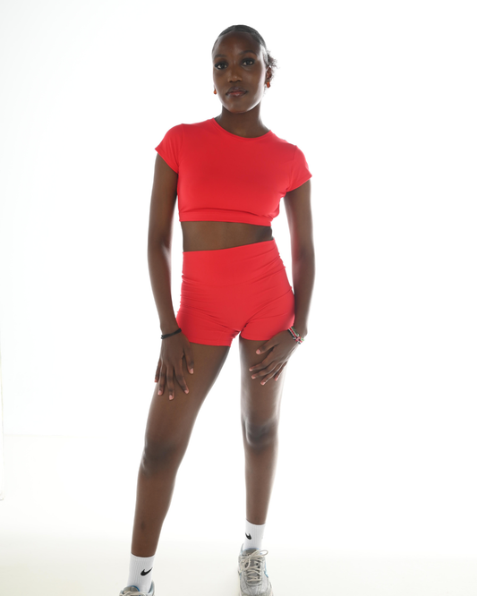 AURA SHORTS - CHILLI