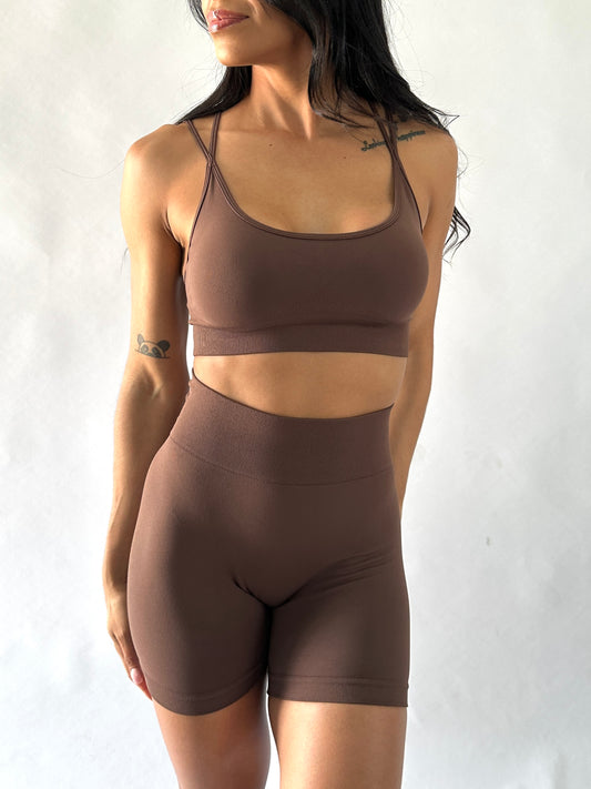 ASTRID CROP - BROWN