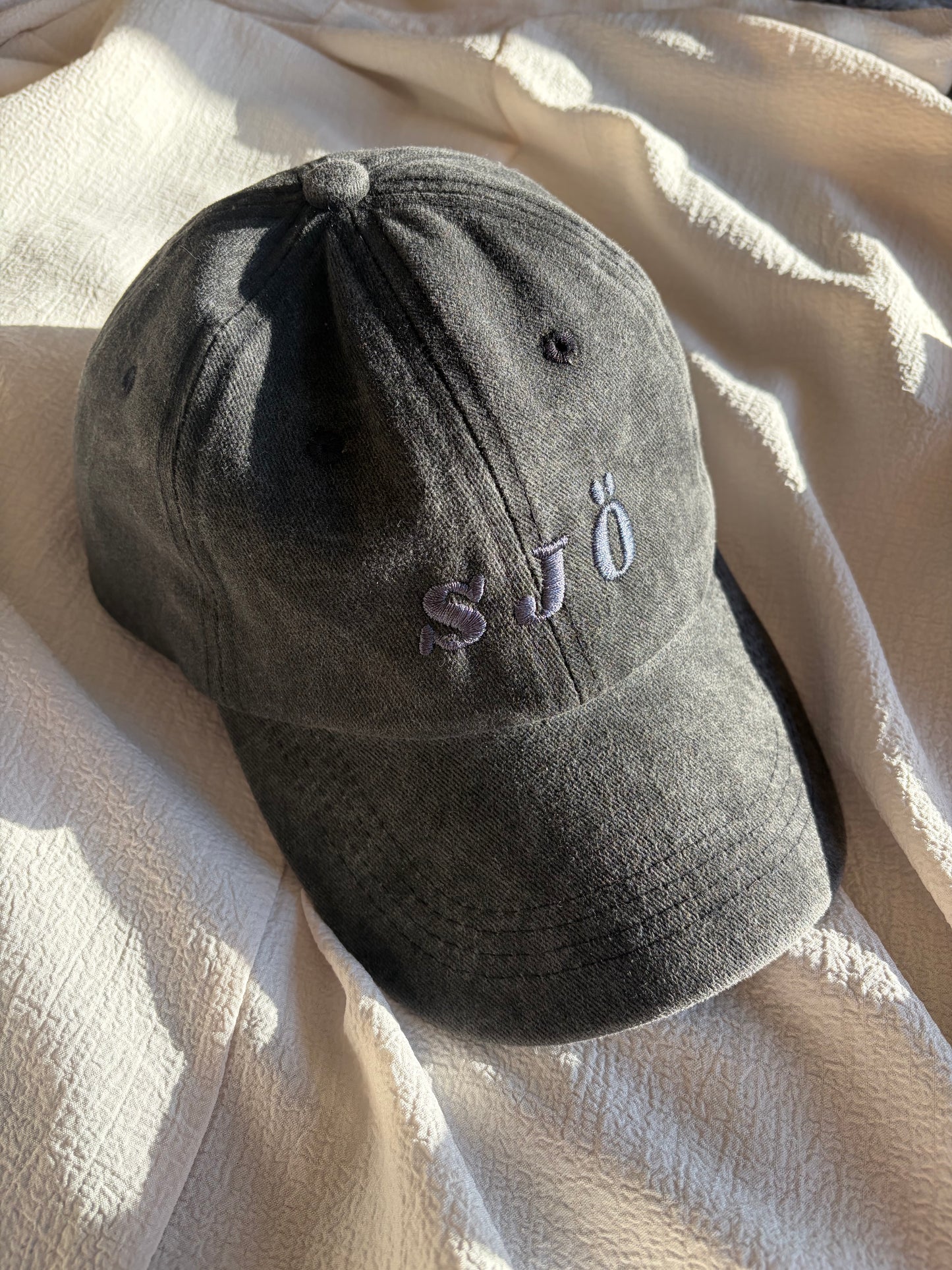OFF DUTY SJÖ CAP - WASHED BLACK