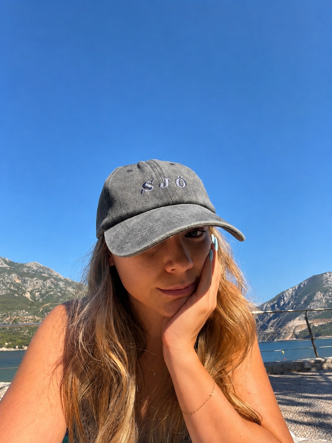 OFF DUTY SJÖ CAP - WASHED BLACK