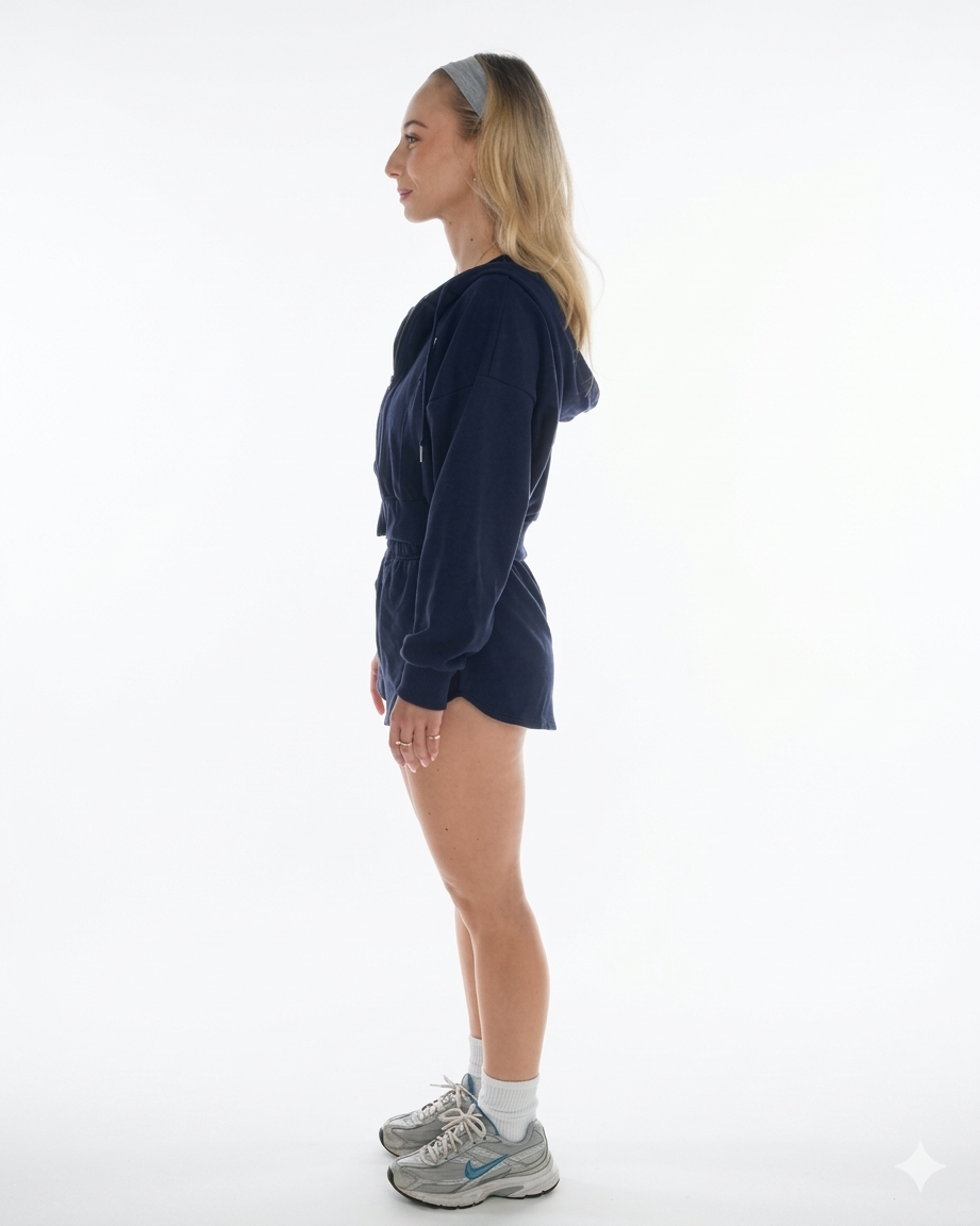 SIRI MINI SHORTS - NAVY