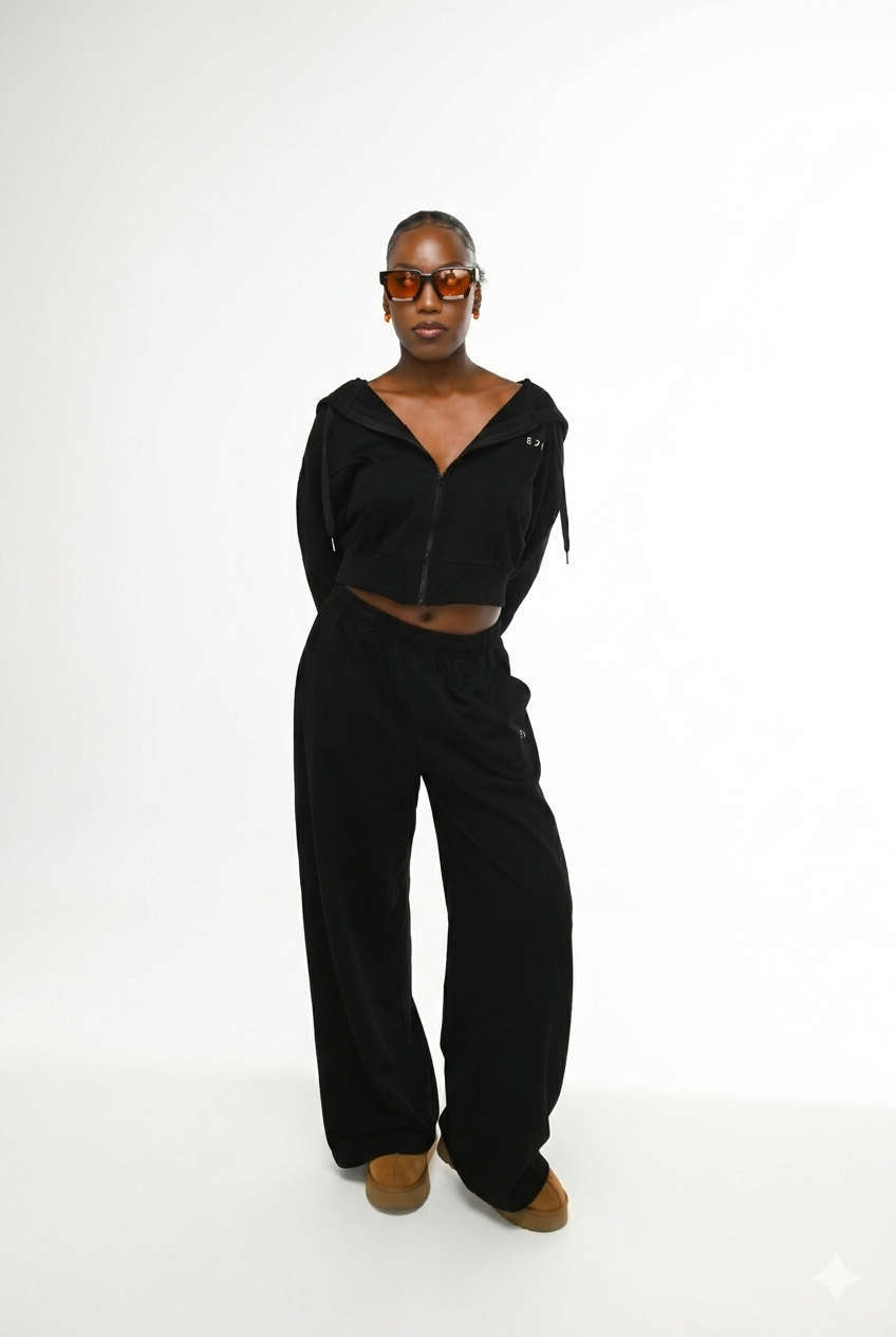 SIRI TRACKSUIT FLARES - BLACK