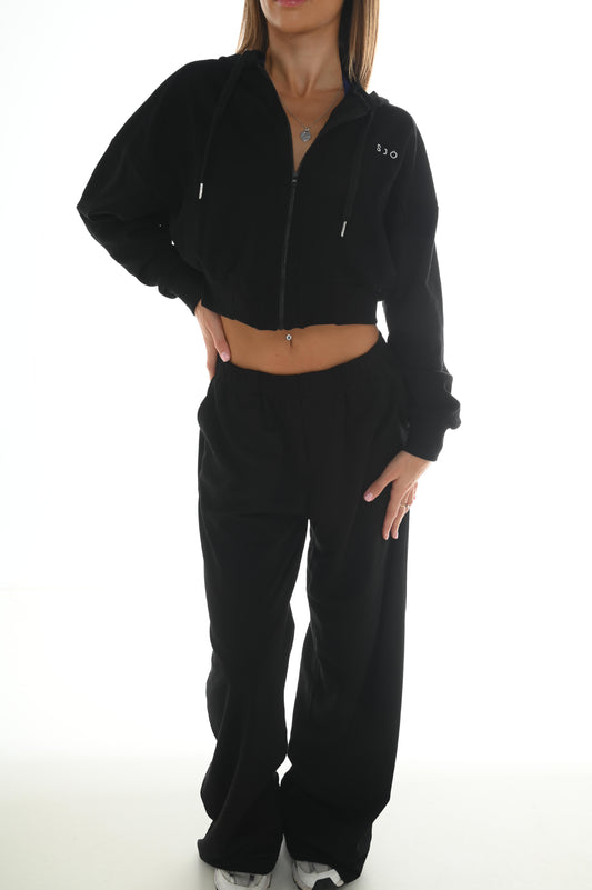 SIRI TRACKSUIT & HOODIE SET - BLACK