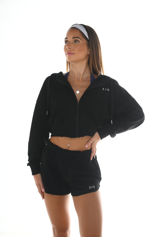 SIRI MINI SHORTS - BLACK